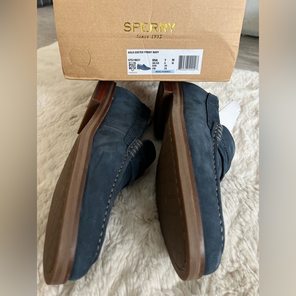 Men’s Sperry Penny Navy size 7 - Picture 4 of 7